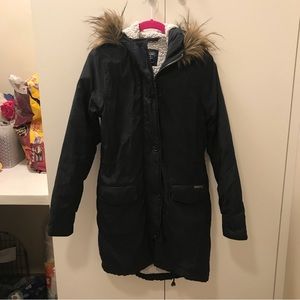 Abercrombie&Fitch Black winter coat. Size S GUC